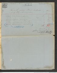 Nachlass Franz Steindachner, Brief und Beilage (Factura) von J. D. E. Schmeltz (junior) an Franz Steindachner (01.05.1877), Inv.Nr. 456.07, Seite 3